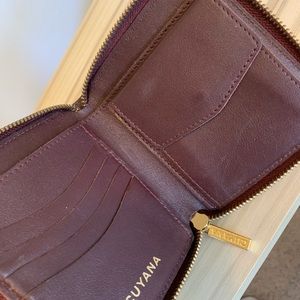 Cuyana small zip wallet